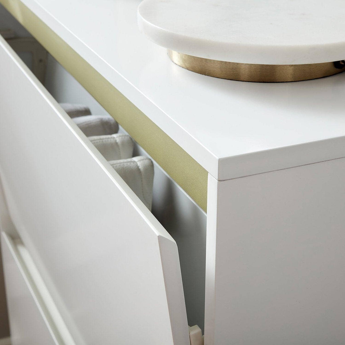 Outlet - Iliana Shoe Cabinet - 2 Door - White