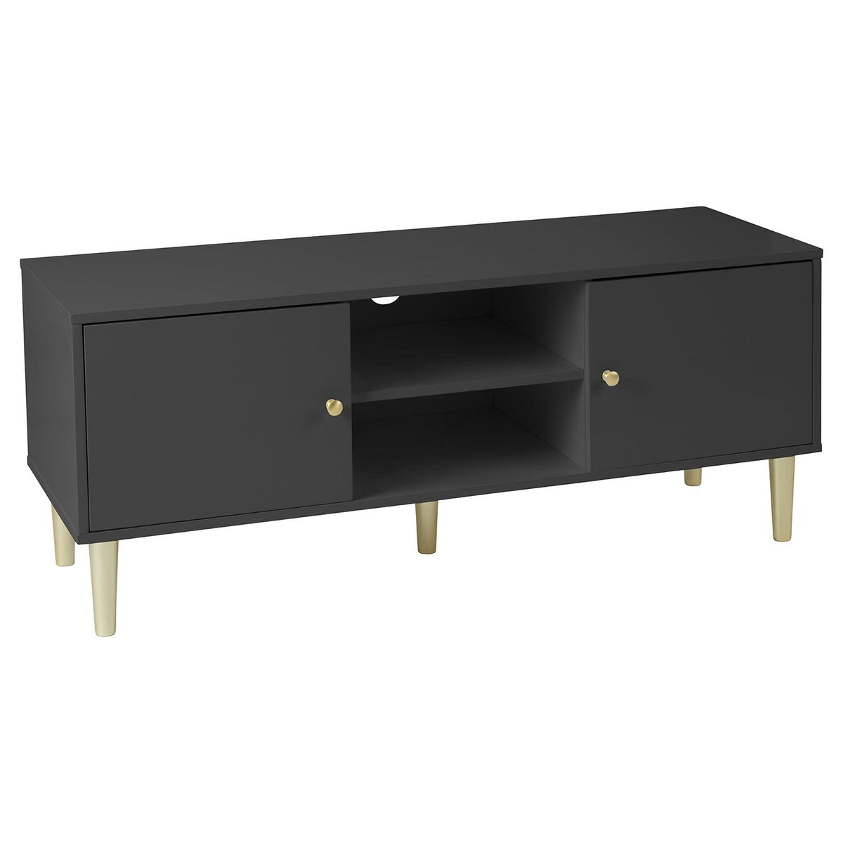 Outlet - Iliana TV Unit - Charcoal Grey
