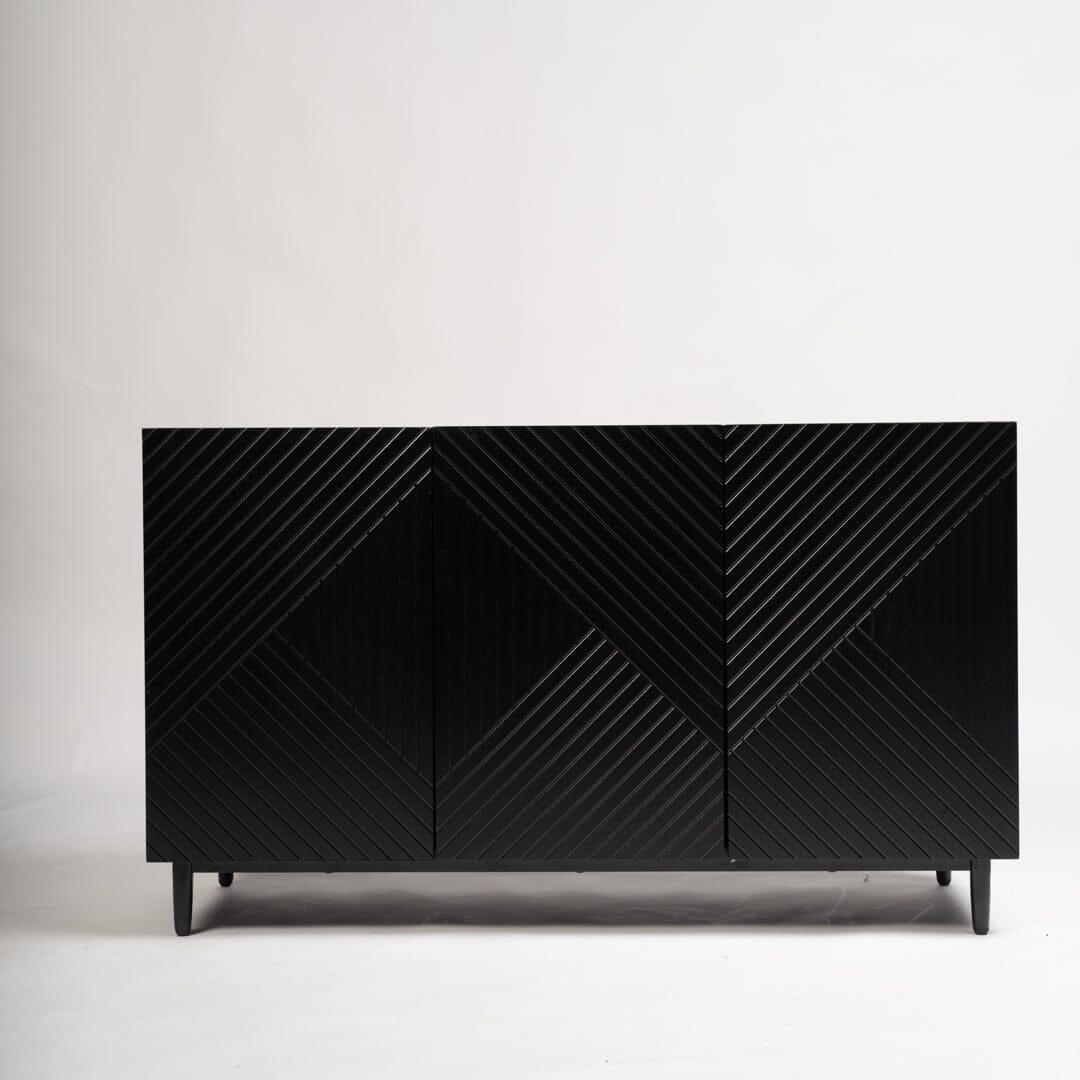 Outlet - Jack Sideboard - Geometric - Black