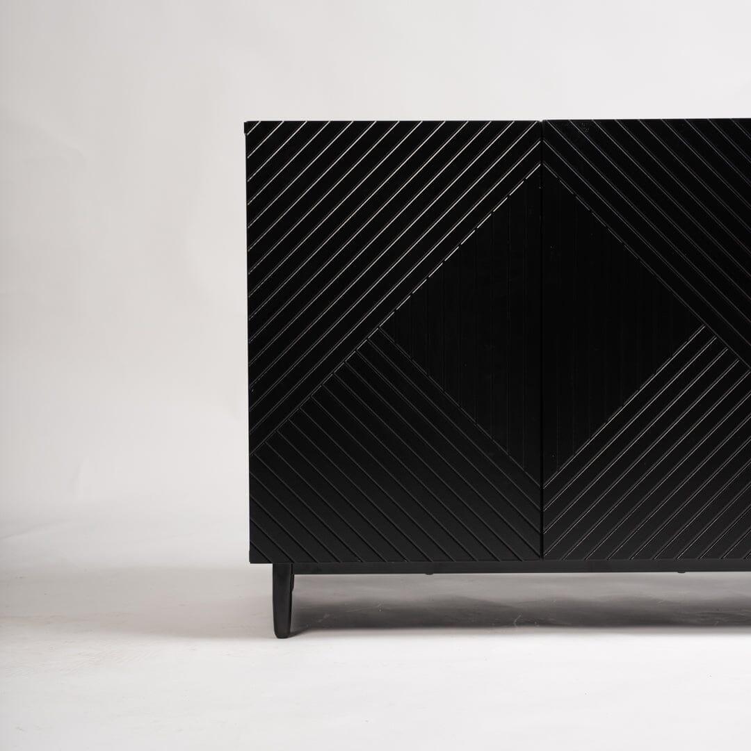 Outlet - Jack Sideboard - Geometric - Black