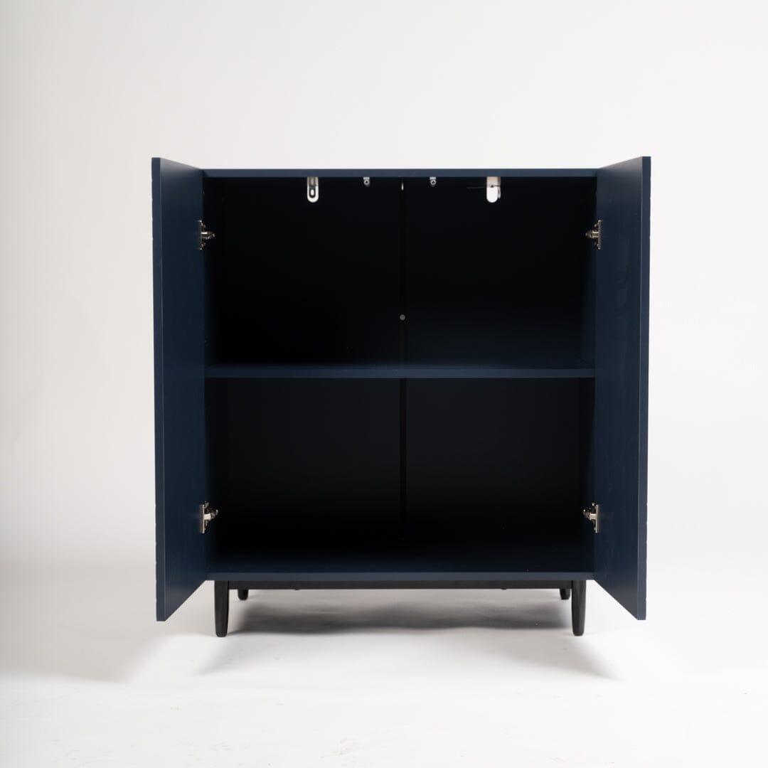 OUTLET - Jack 2 Door Small Sideboard - Geometric Blue