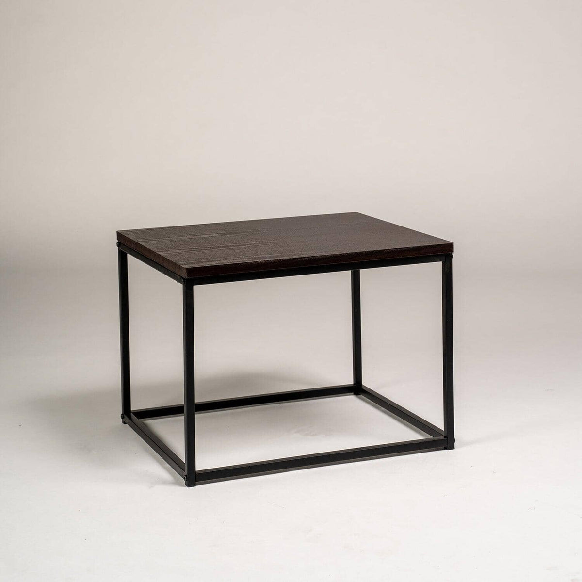OUTLET - Jay Walnut Nest of Tables - Black Frame