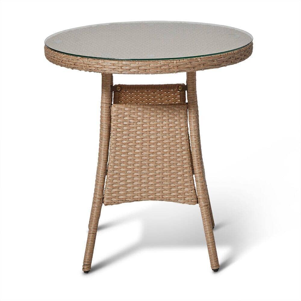 Outlet - Kemble Bistro Outdoor Dining Table - Natural Brown