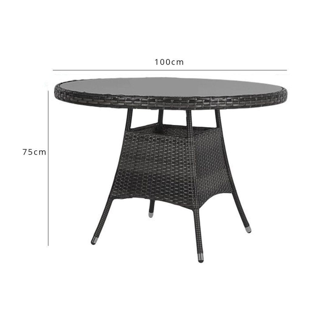 Outlet - Kemble Bistro Table - Black