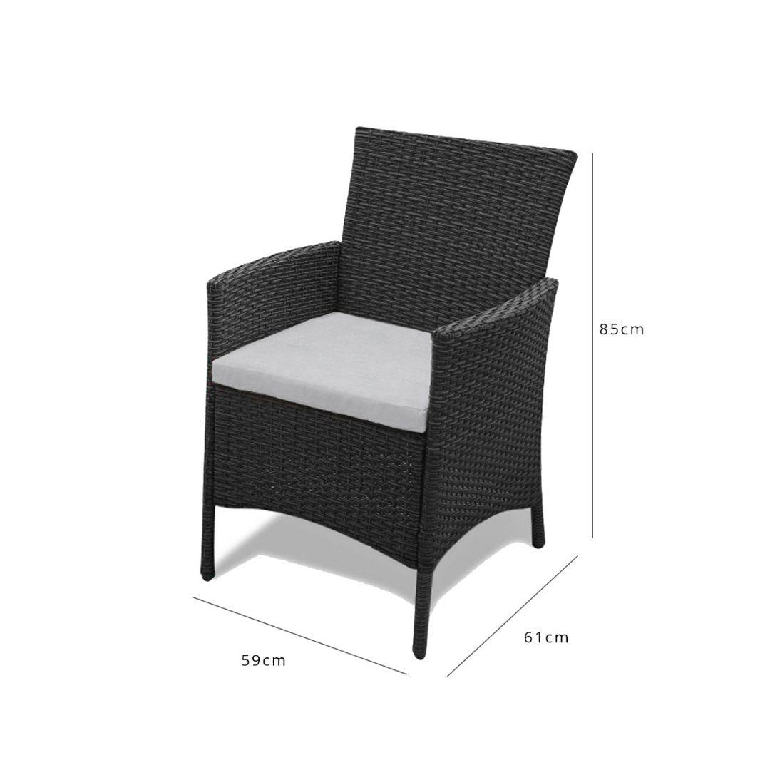 OUTLET - Kemble/Marston Stackable Chair - Black - Set of 2