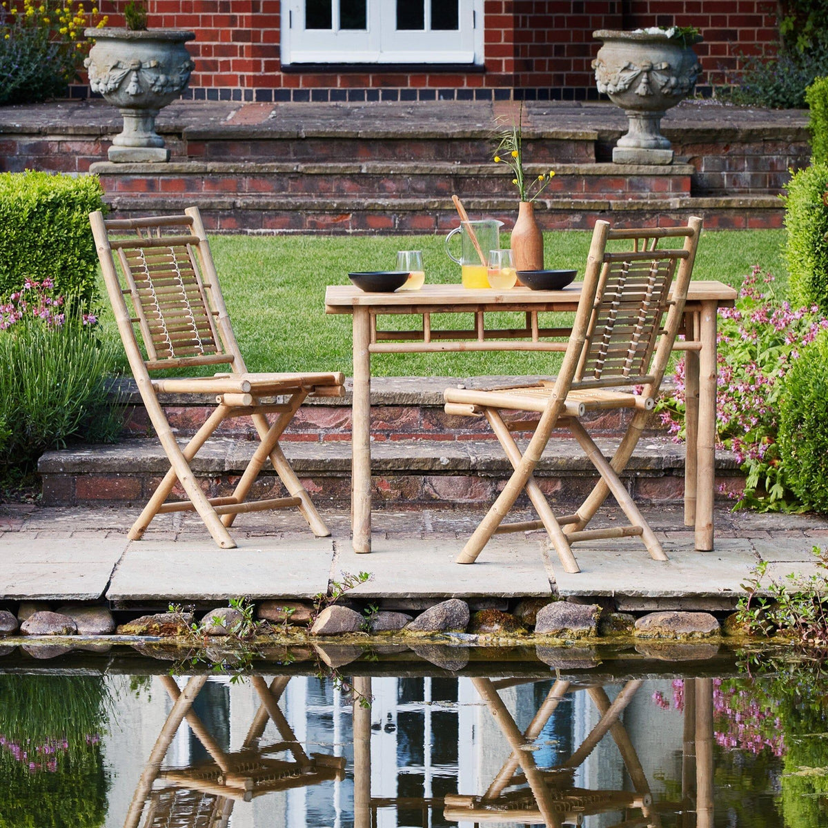 OUTLET - Lila Bamboo Garden Dining Table - 120cm