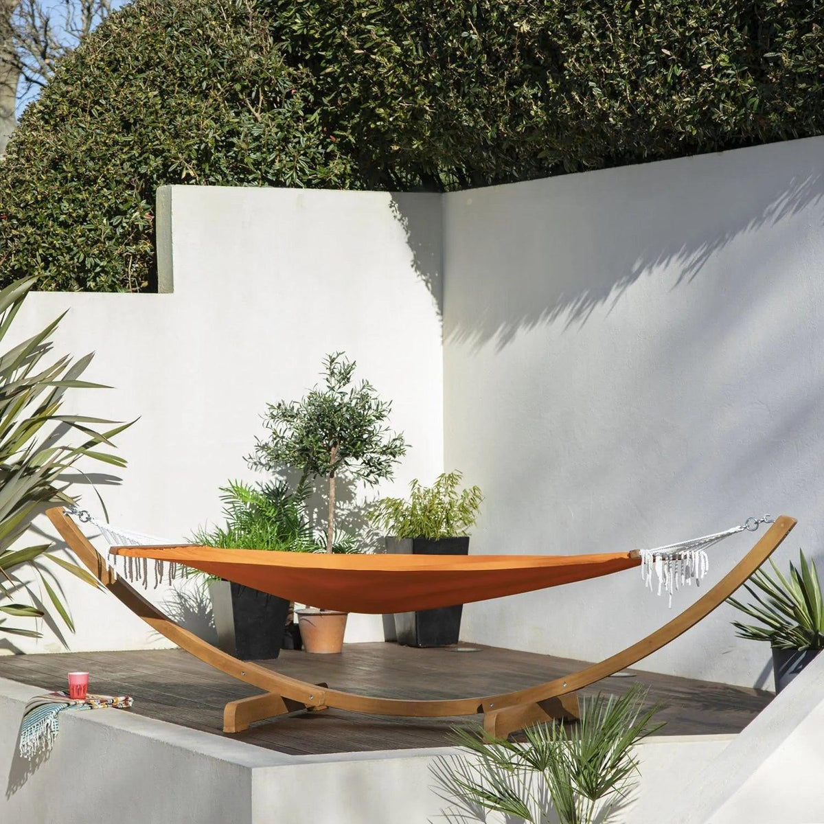 Outlet – Lulu hammock - solid wood - orange