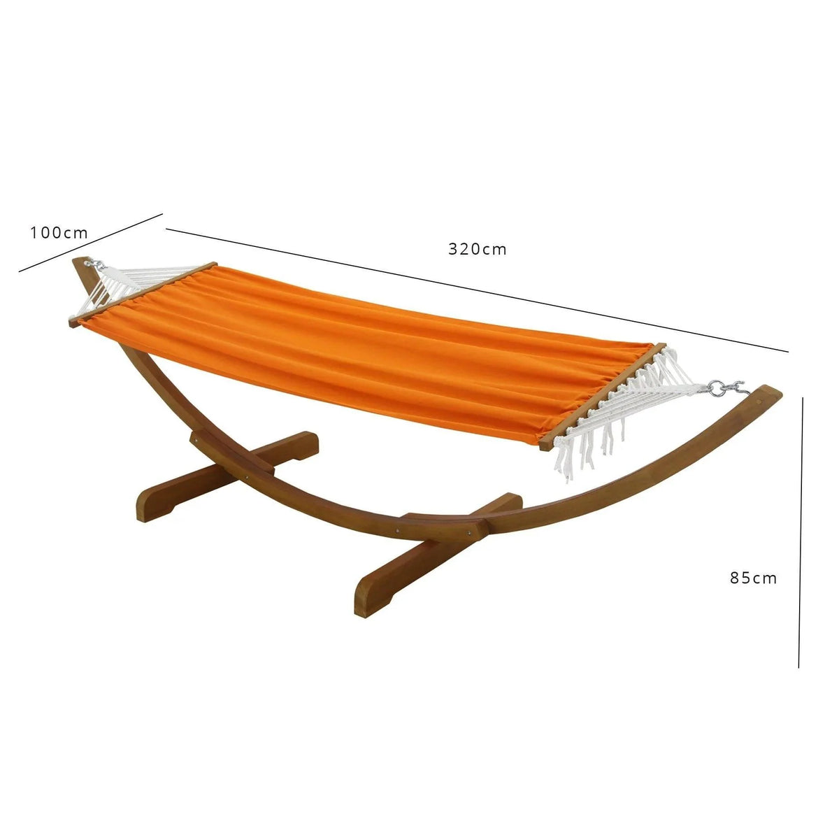 Outlet – Lulu hammock - solid wood - orange