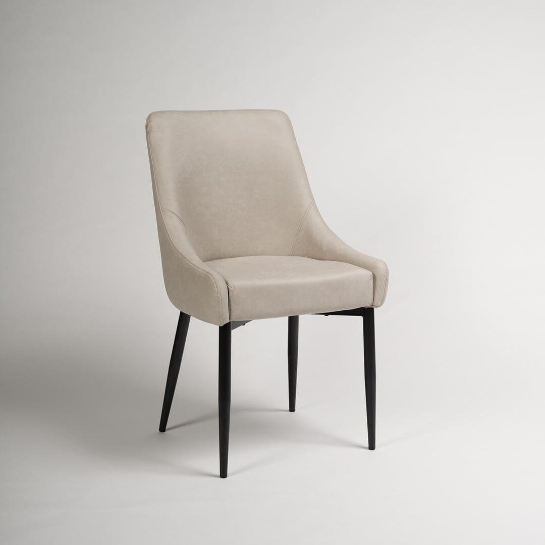 OUTLET - Maeve Dining Chairs - Set of 2 - Stone & Black