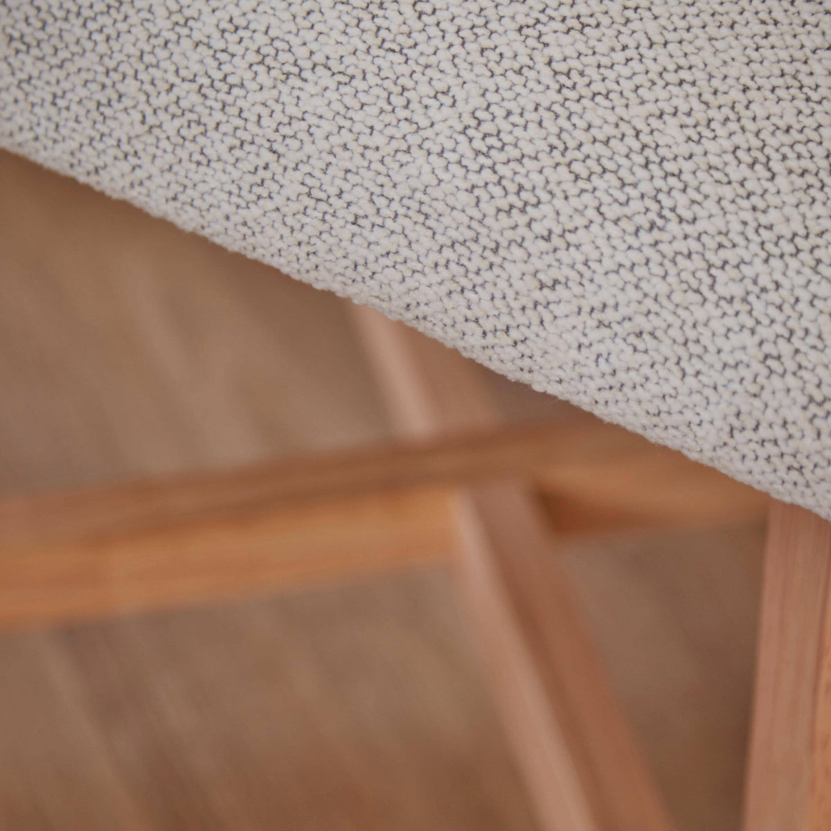 OUTLET - Magnus Dove Grey Dining Chairs - Set of 2 - Oak Legs