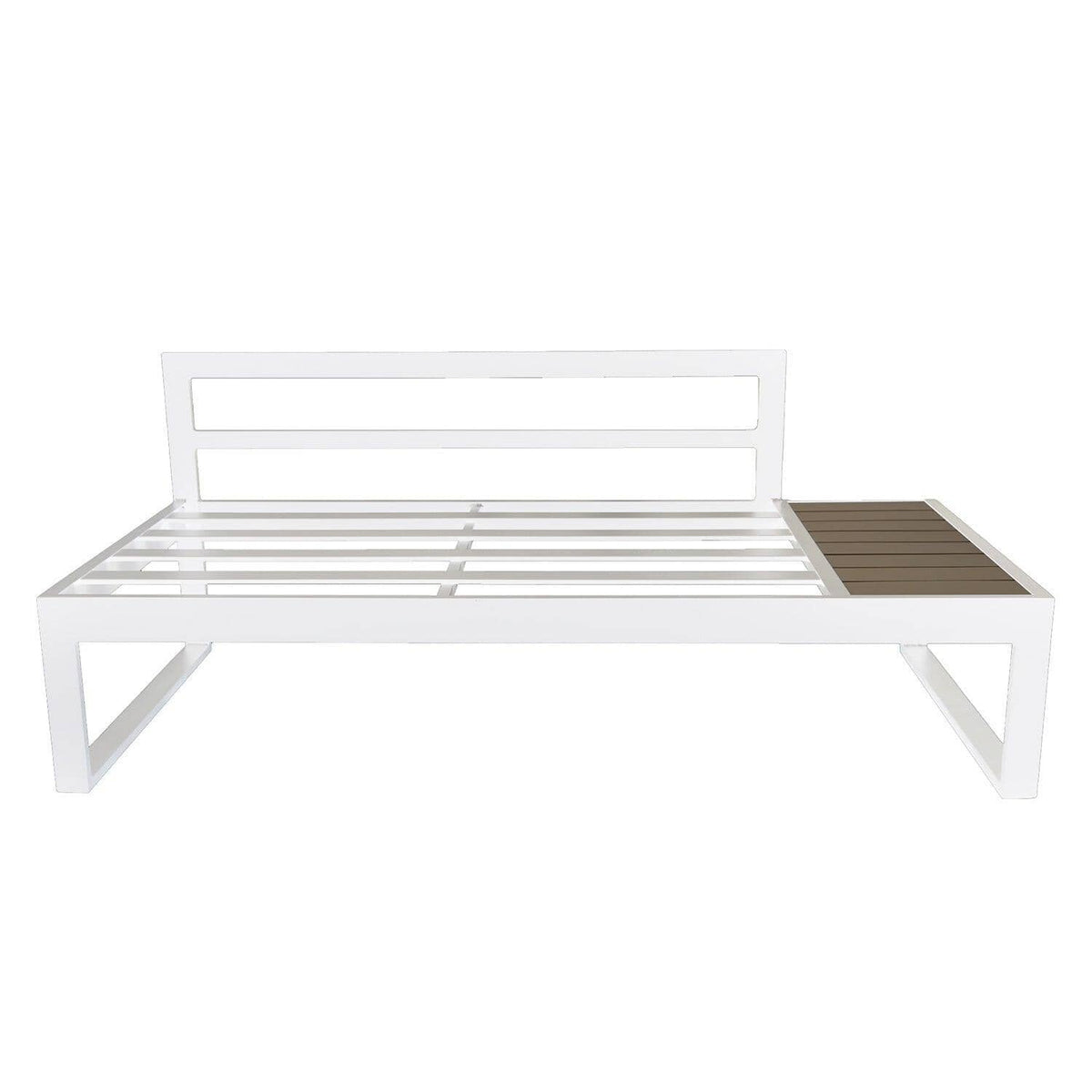 Outlet - Maia Garden Corner Sofa - White - Left Hand Assembly