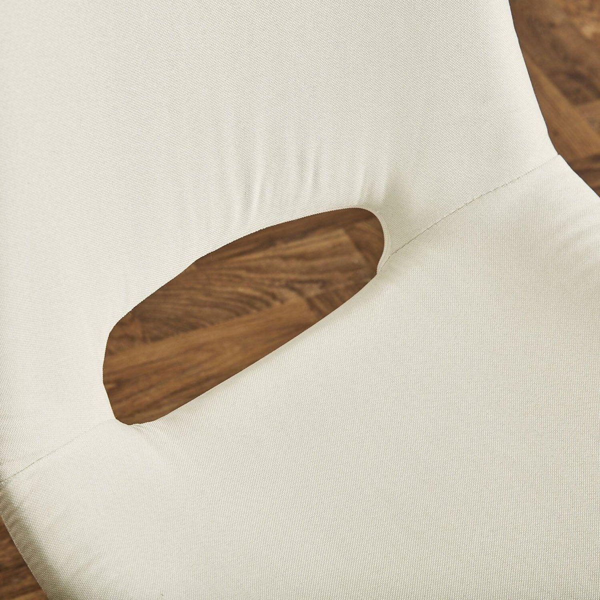 OUTLET - Margot Cream Dining Chairs - Set of 2 - Black Legs