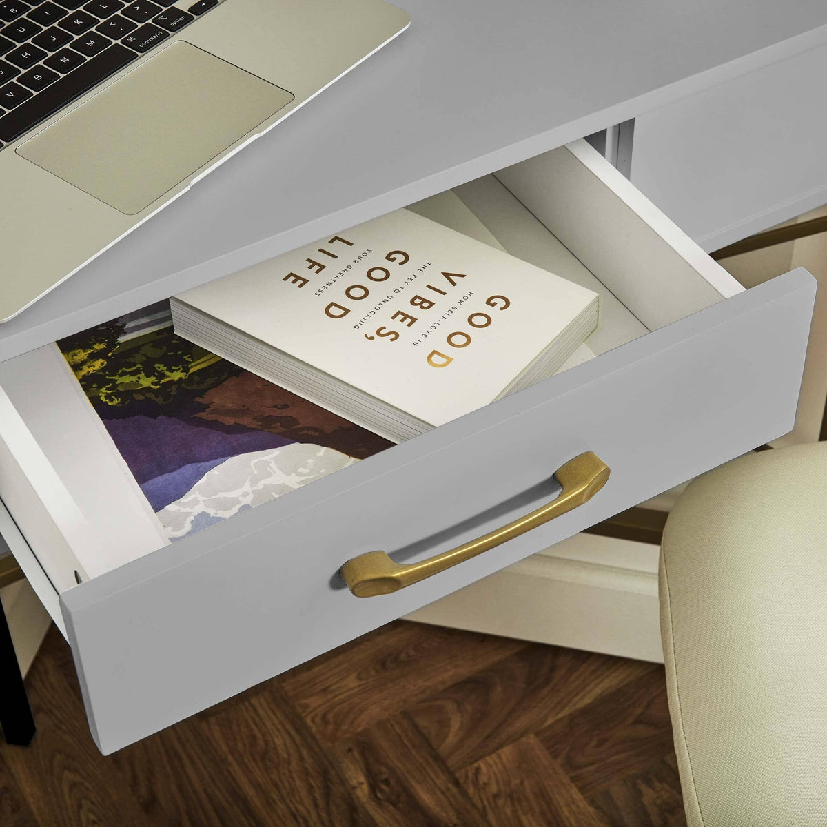 OUTLET - Marie Corner Desk - Grey