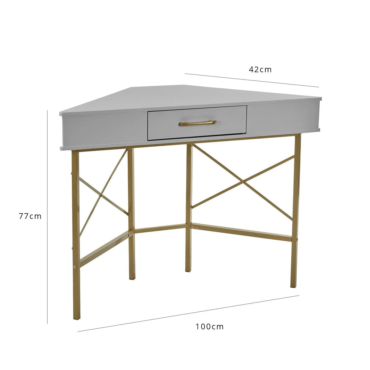 OUTLET - Marie Corner Desk - Grey