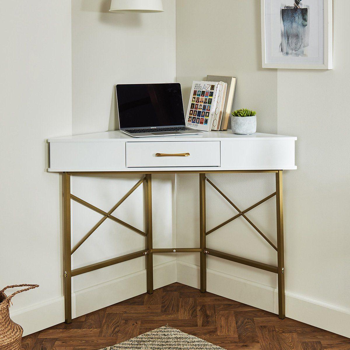 OUTLET - Marie Corner Desk - White