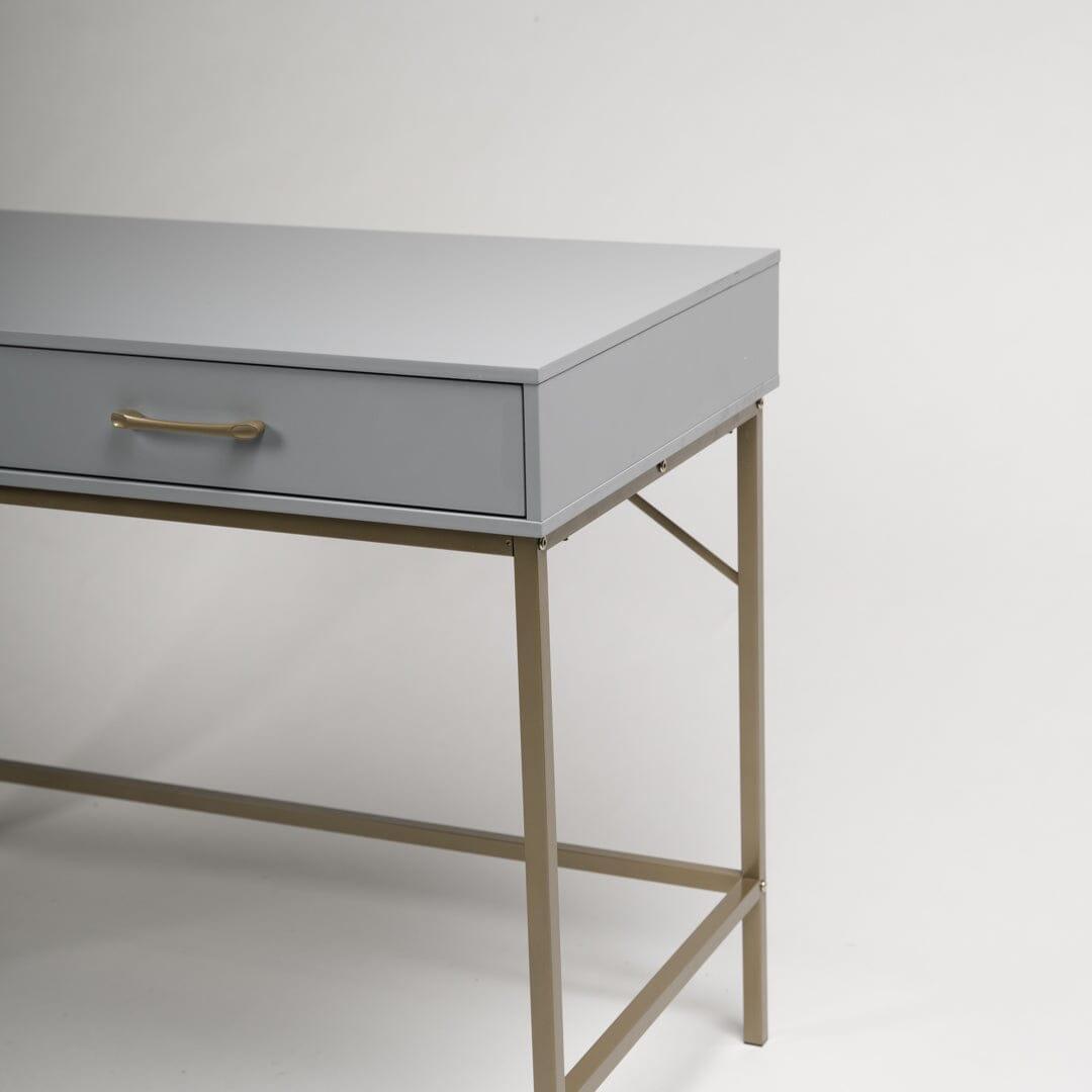 OUTLET - Marie Grey Dressing Table with Drawers