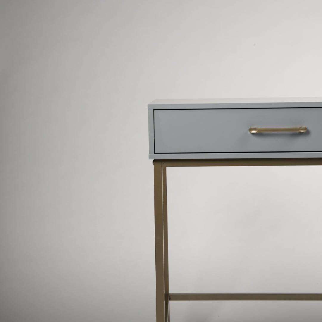 OUTLET - Marie Grey Dressing Table with Drawers