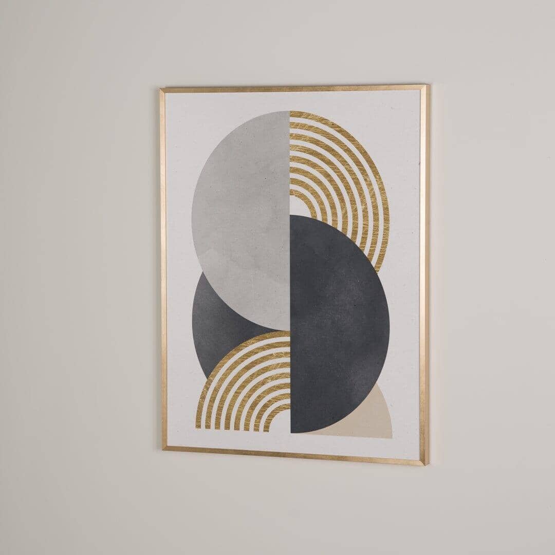 OUTLET - Mayfair 81X60cm Deco Glam Wall Art - Gold Frame
