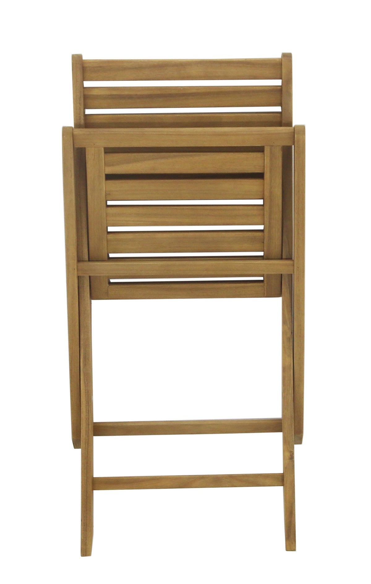 OUTLET - Outdoor Dining Chairs - Set of 2 - Solid Acacia Wood
