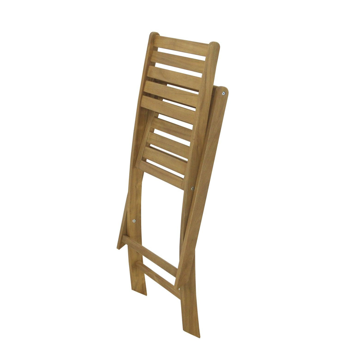 OUTLET - Outdoor Dining Chairs - Set of 2 - Solid Acacia Wood