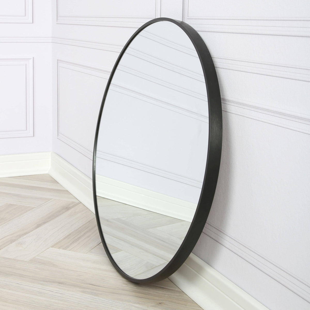 Outlet - Pandora Round Mirror - Small - Black