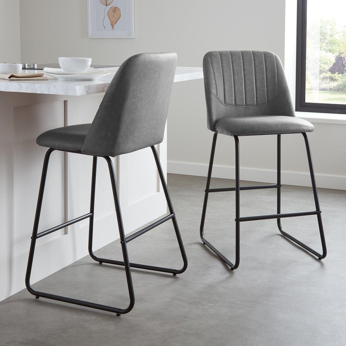 OUTLET - Sheffield Bar Stool - Grey