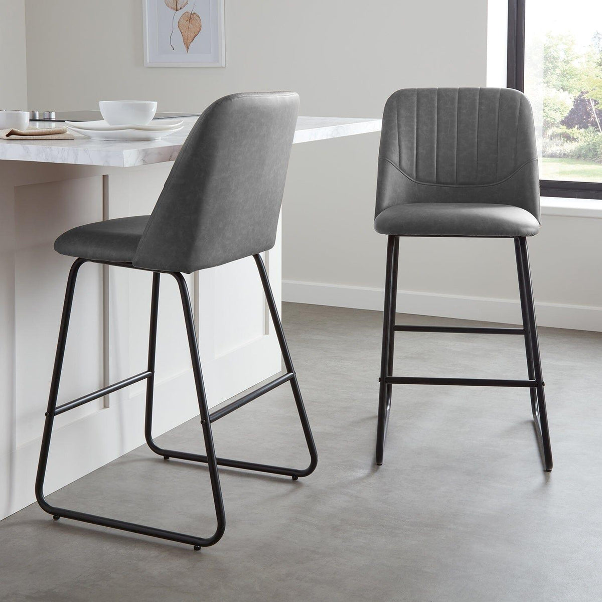 OUTLET - Sheffield Bar Stool - Grey