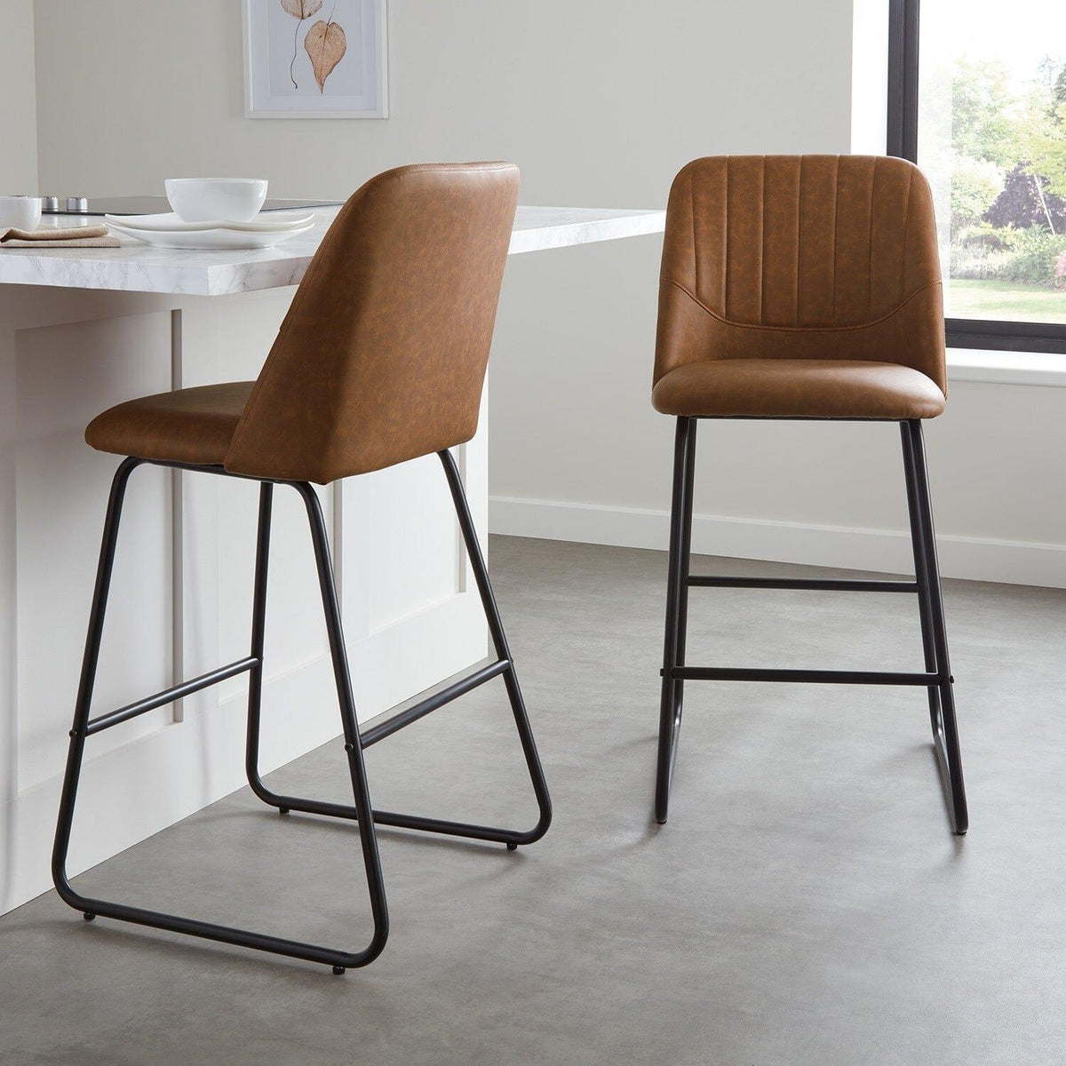 OUTLET - Sheffield Bar Stool - Tan