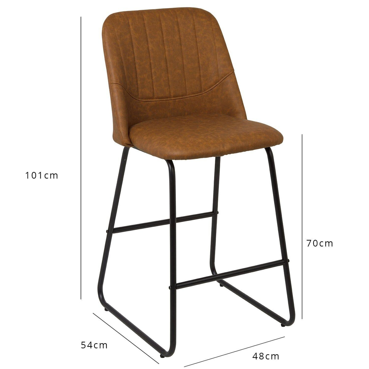 OUTLET - Sheffield Bar Stool - Tan