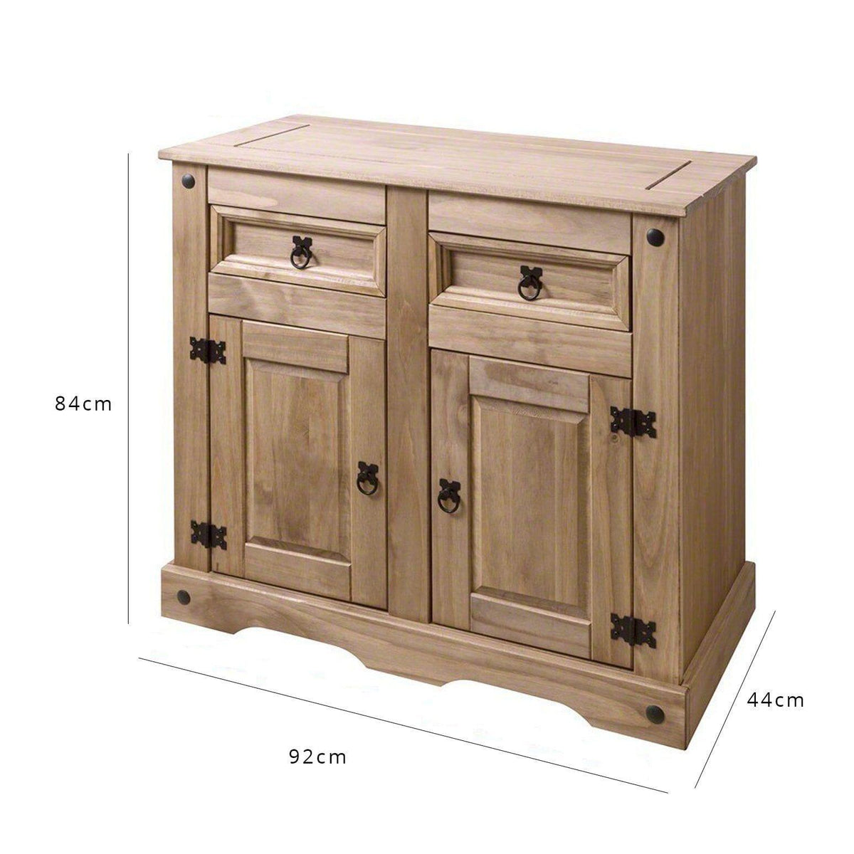Outlet - Sideboard - Solid Wood - 2 Drawers