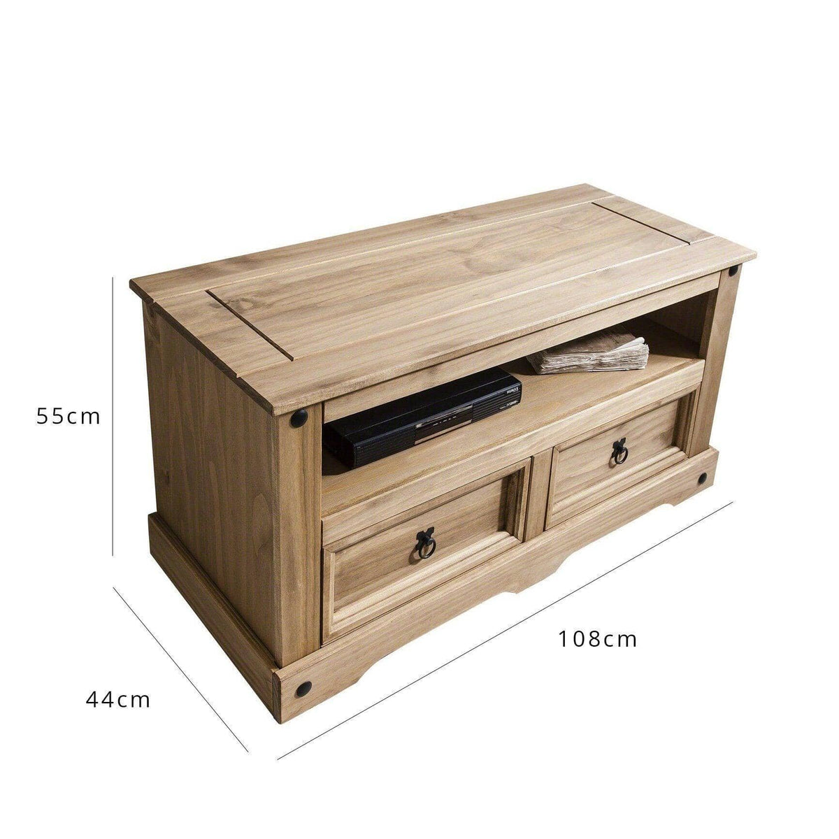 Outlet - Solid Wood TV Unit - Pine