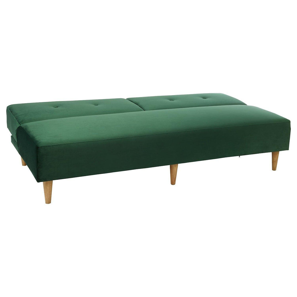 Outlet - Tamsin click clack sofa bed - green velvet
