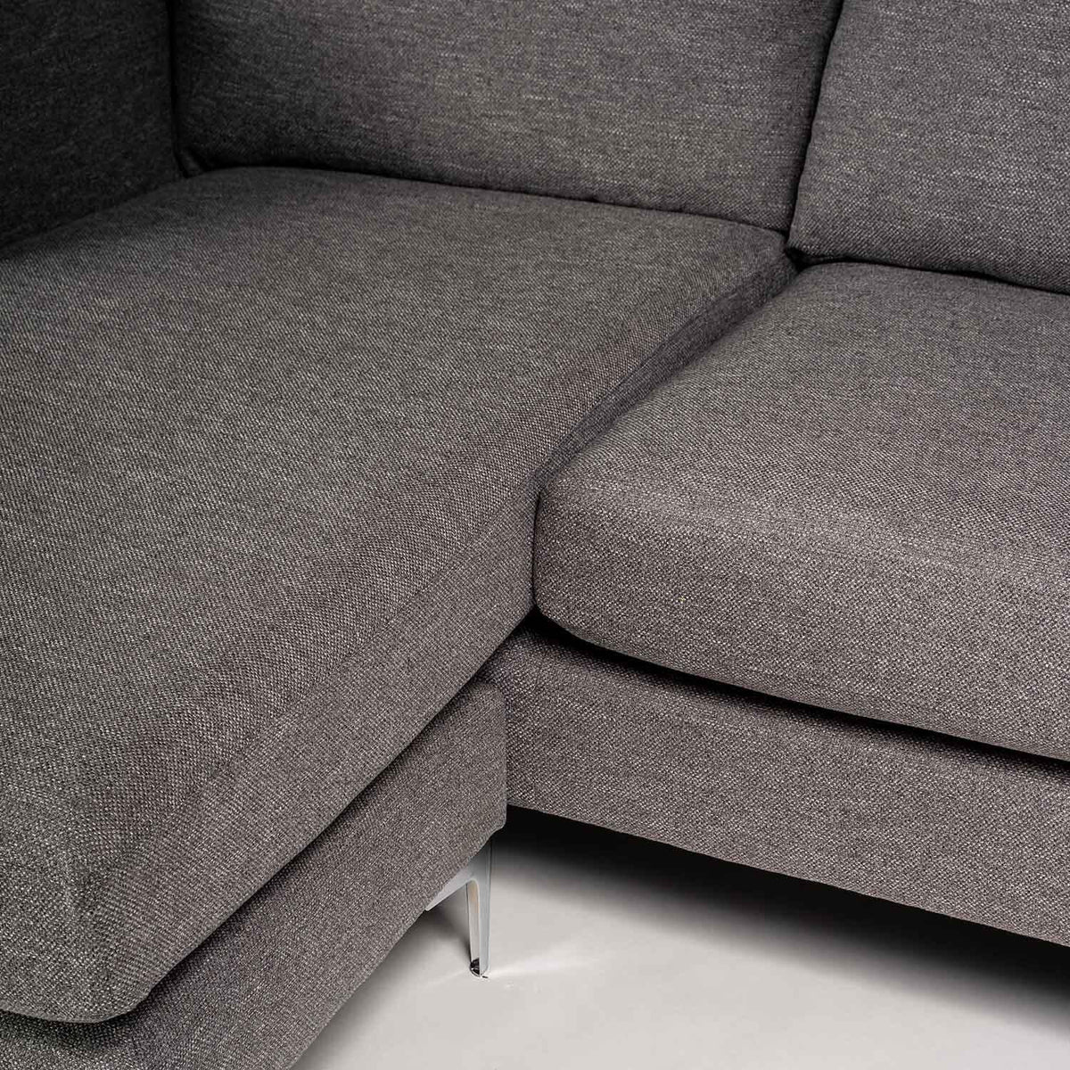 OUTLET - Taylor Chaise Corner Sofa - Charcoal Grey