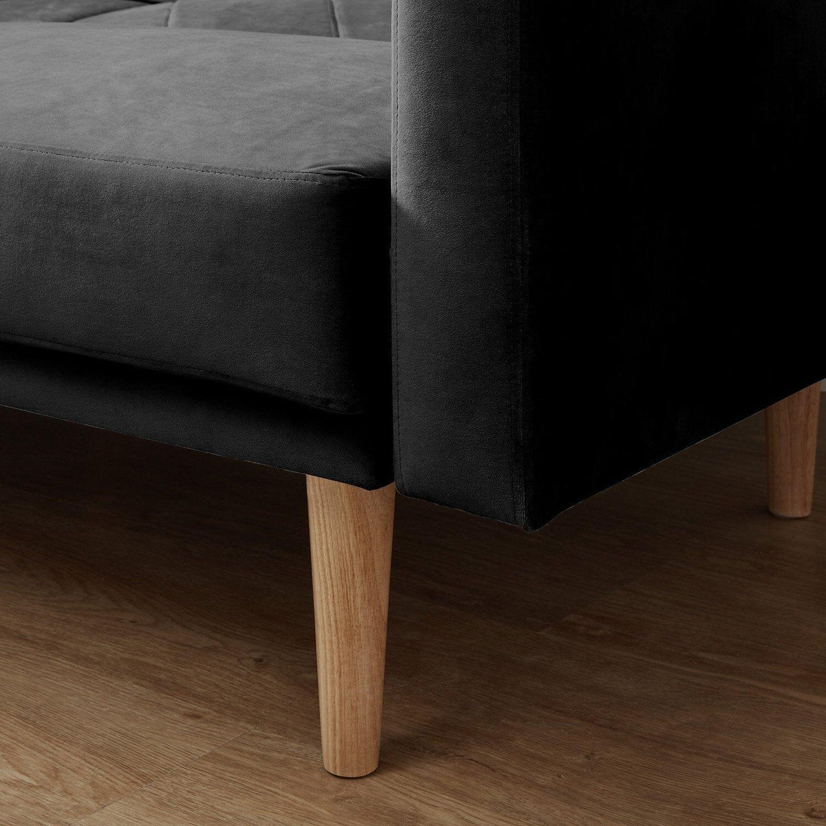 Outlet - Tessa sofa bed - click clack - dark grey velvet