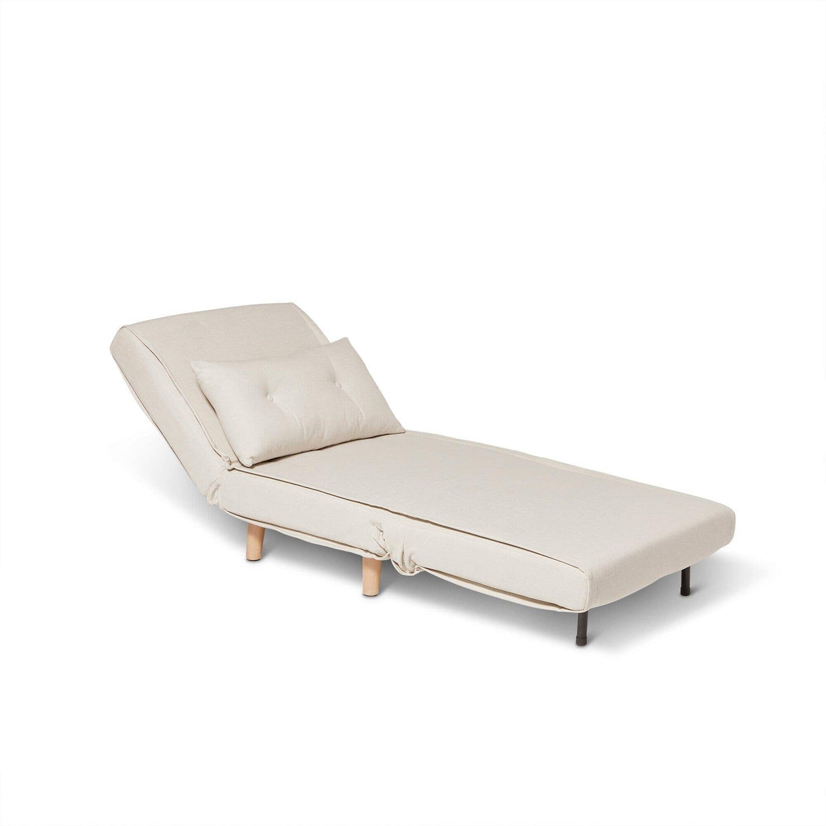 OUTLET - Una Single Sofa Bed - Oatmeal Linen
