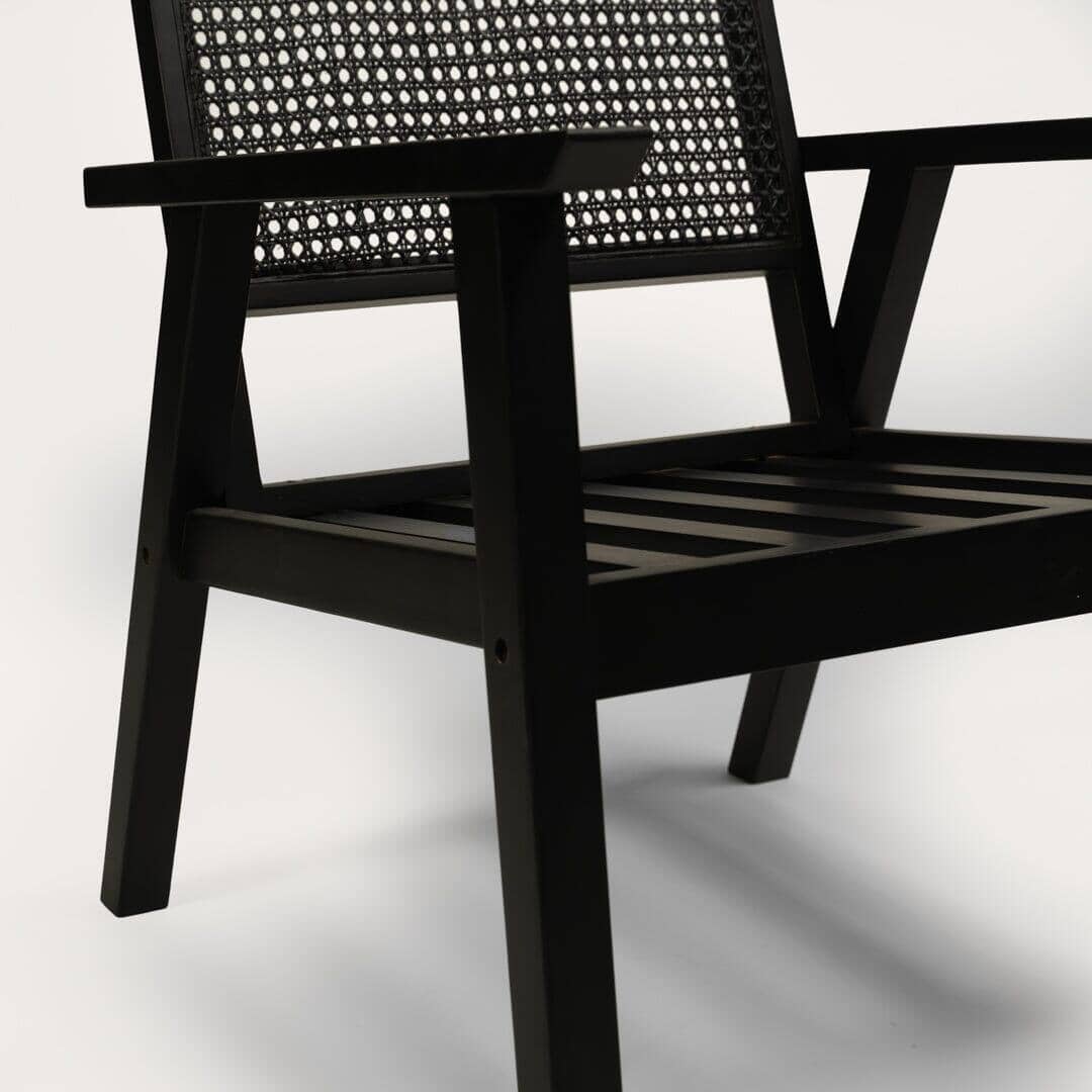 Outlet - Willow Armchair Stained Black