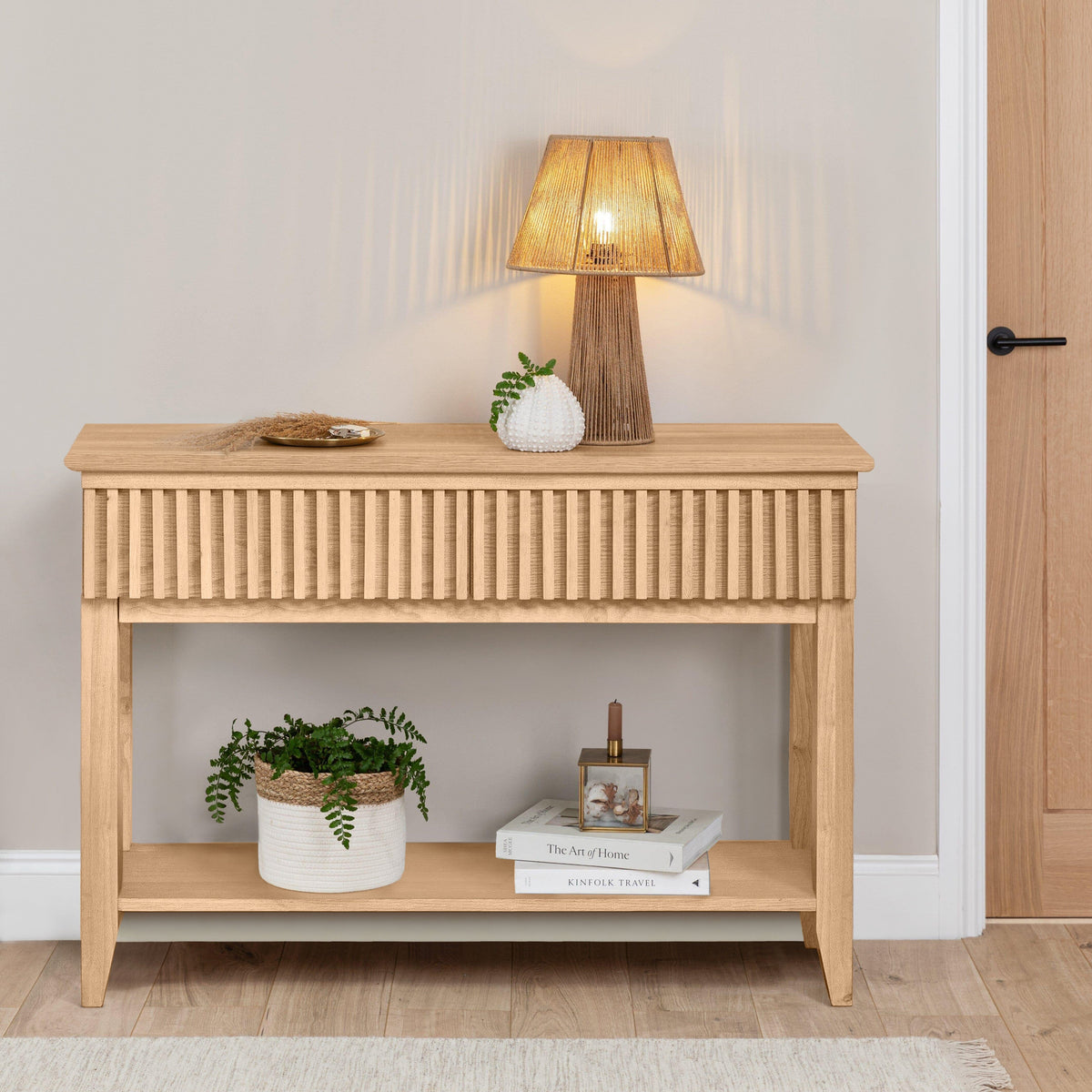 OUTLET - Willow Pale Oak Console Table