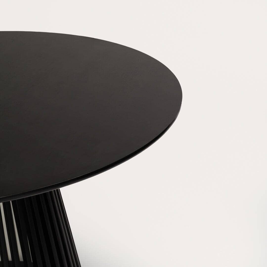 OUTLET - Willow Black Round Dining Table