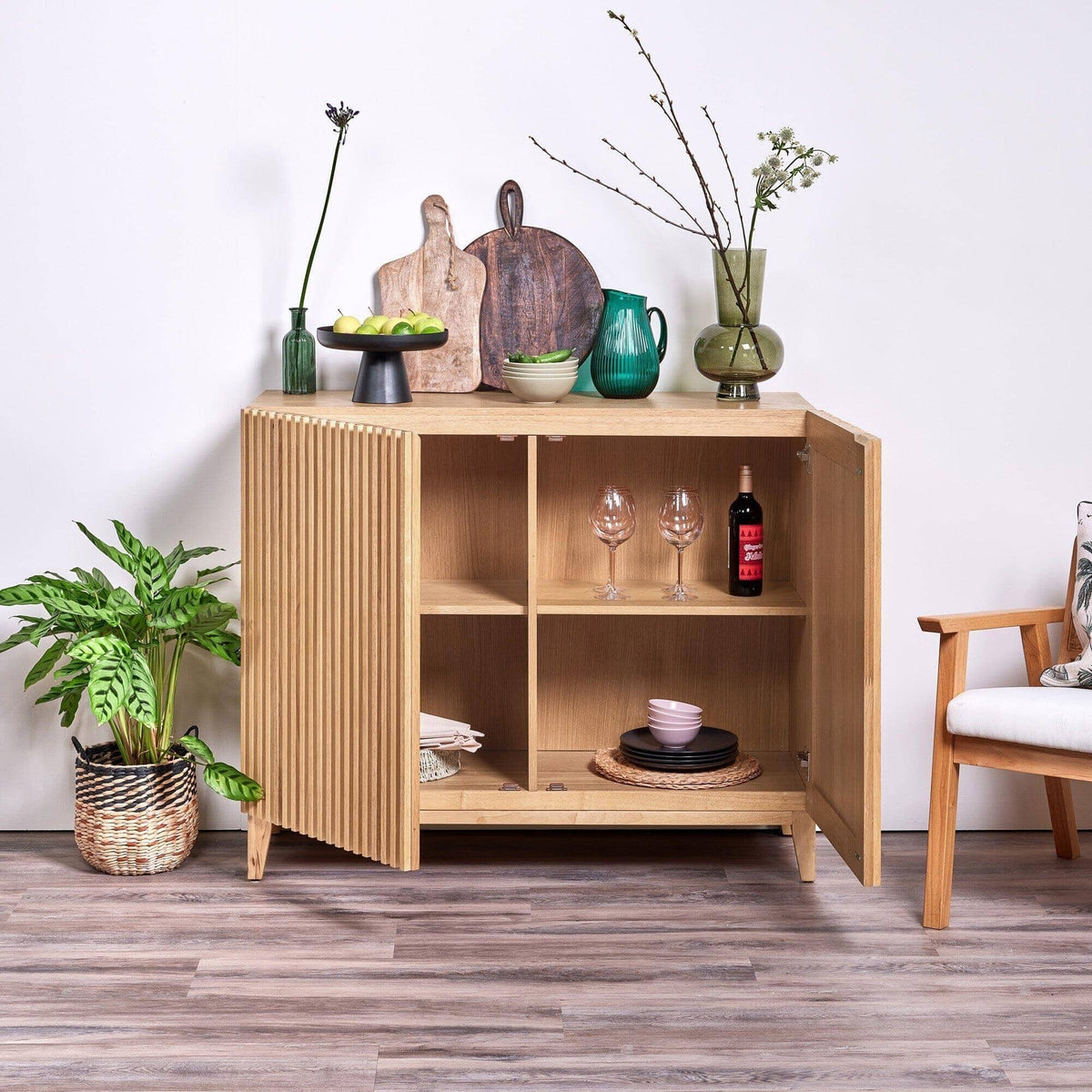 Outlet - Willow Sideboard - Pale Oak