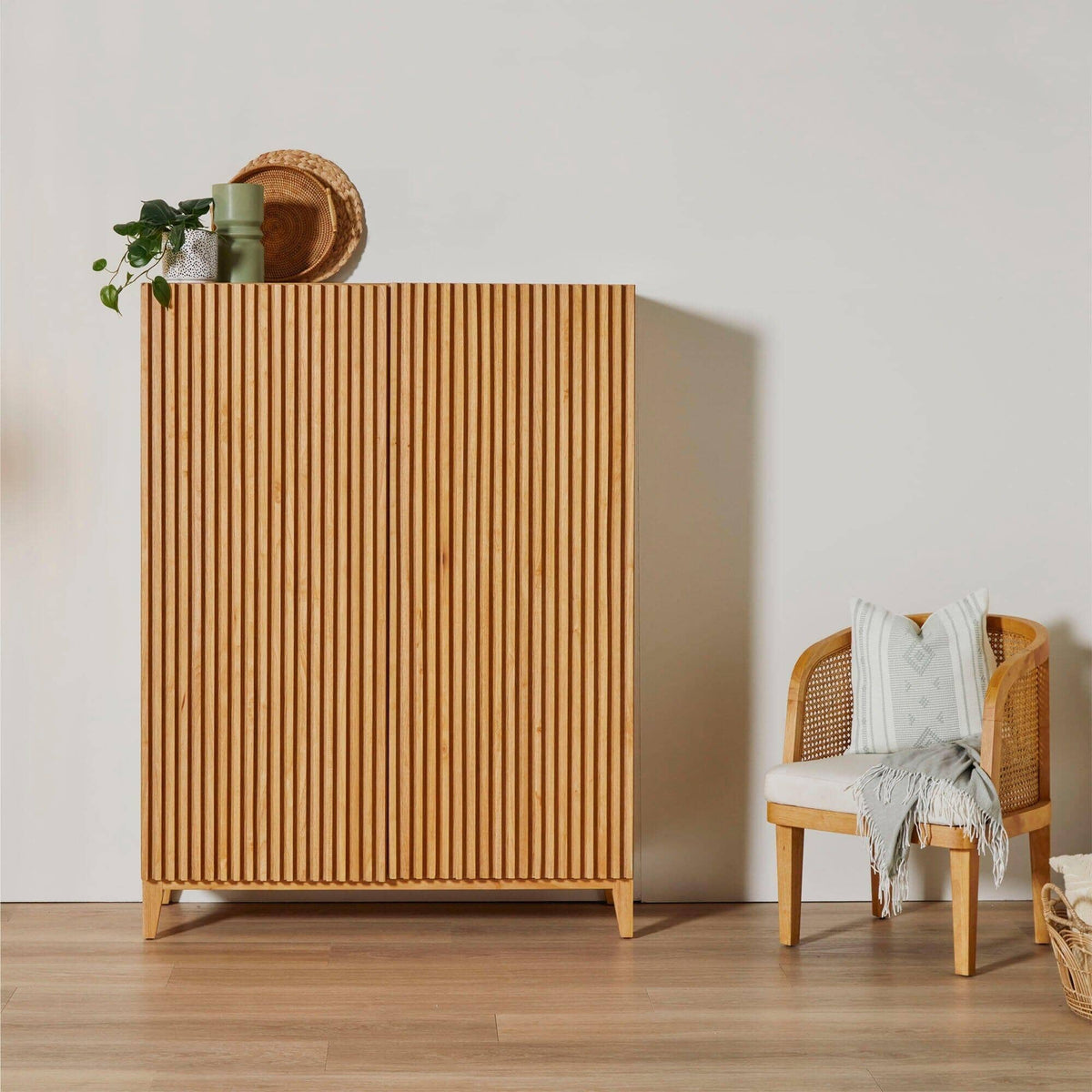 OUTLET - Willow Tall Cabinet - Classic Oak