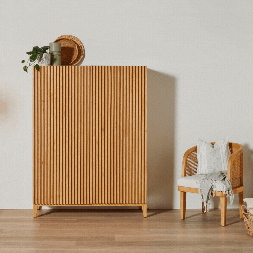 OUTLET - Willow Tall Cabinet - Classic Oak