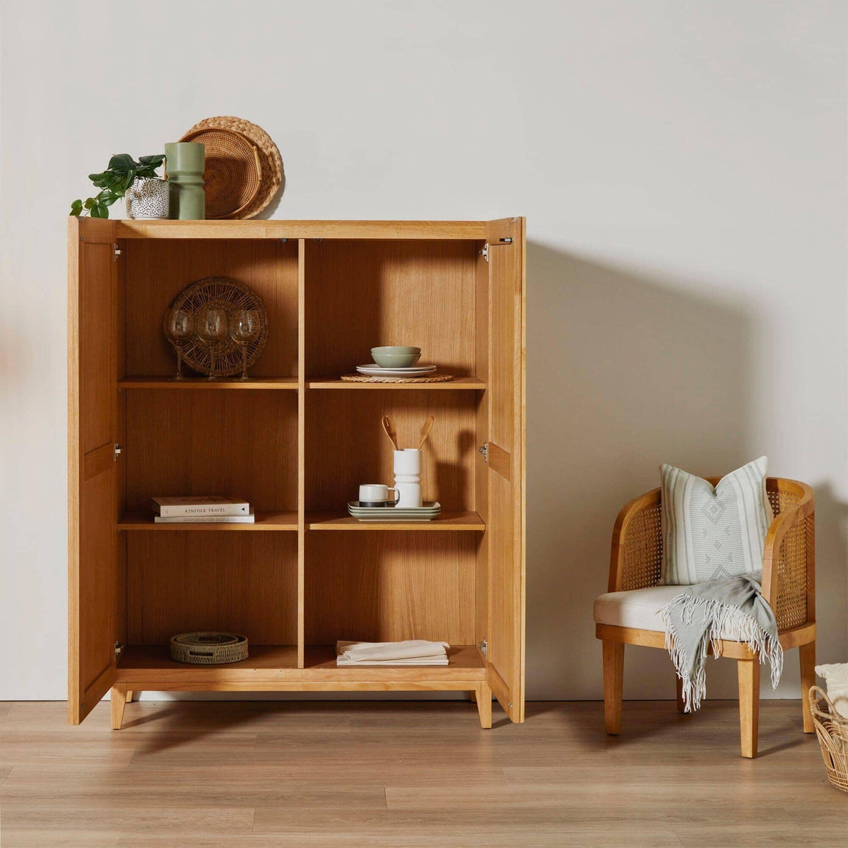 OUTLET - Willow Tall Cabinet - Classic Oak