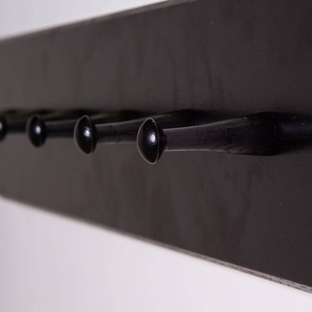 Outlet - Willow Wooden Coat Rack - Black
