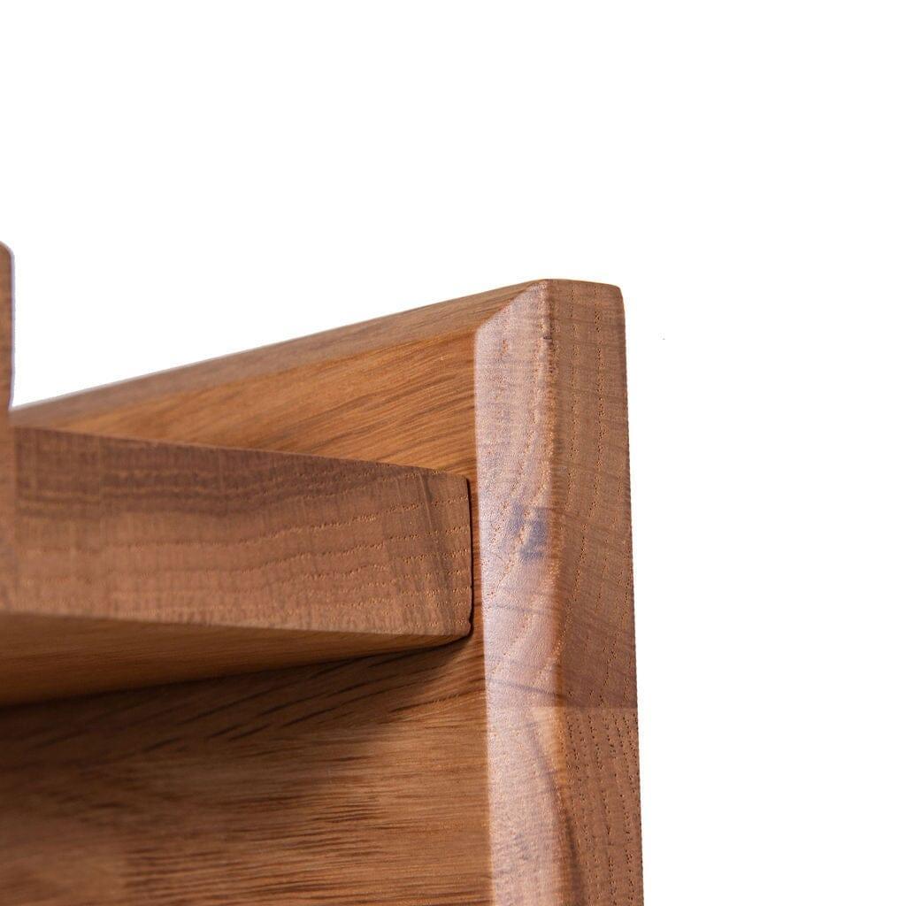 OUTLET - Willow Wooden Coat Rack with Shelf - Oak