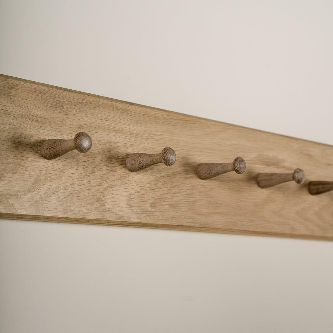 OUTLET - Willow Wooden Coat Rack - Whitewash