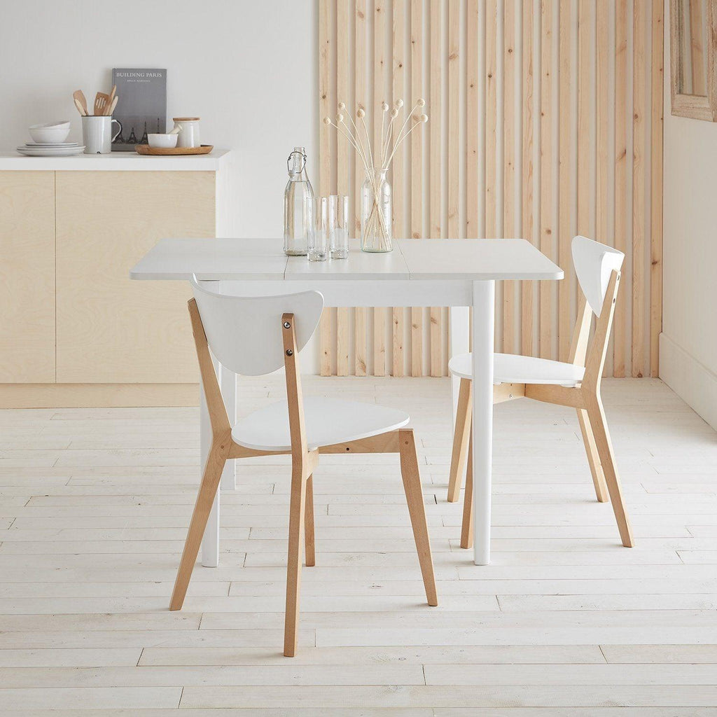 Outlet - Paul White Dining Table - Extendable - Small