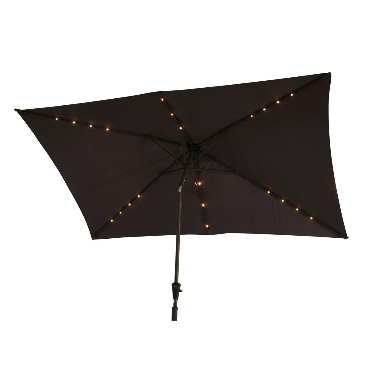 Grey LED Premium Parasol 2x3m