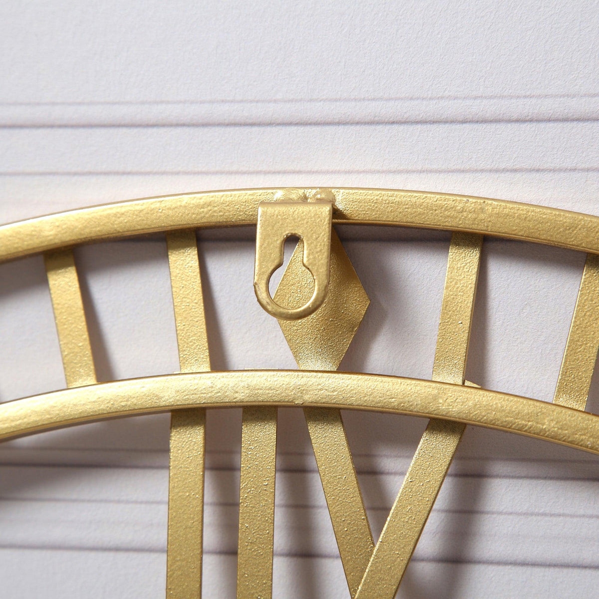 Riseley Skeleton Wall Clock - Gold
