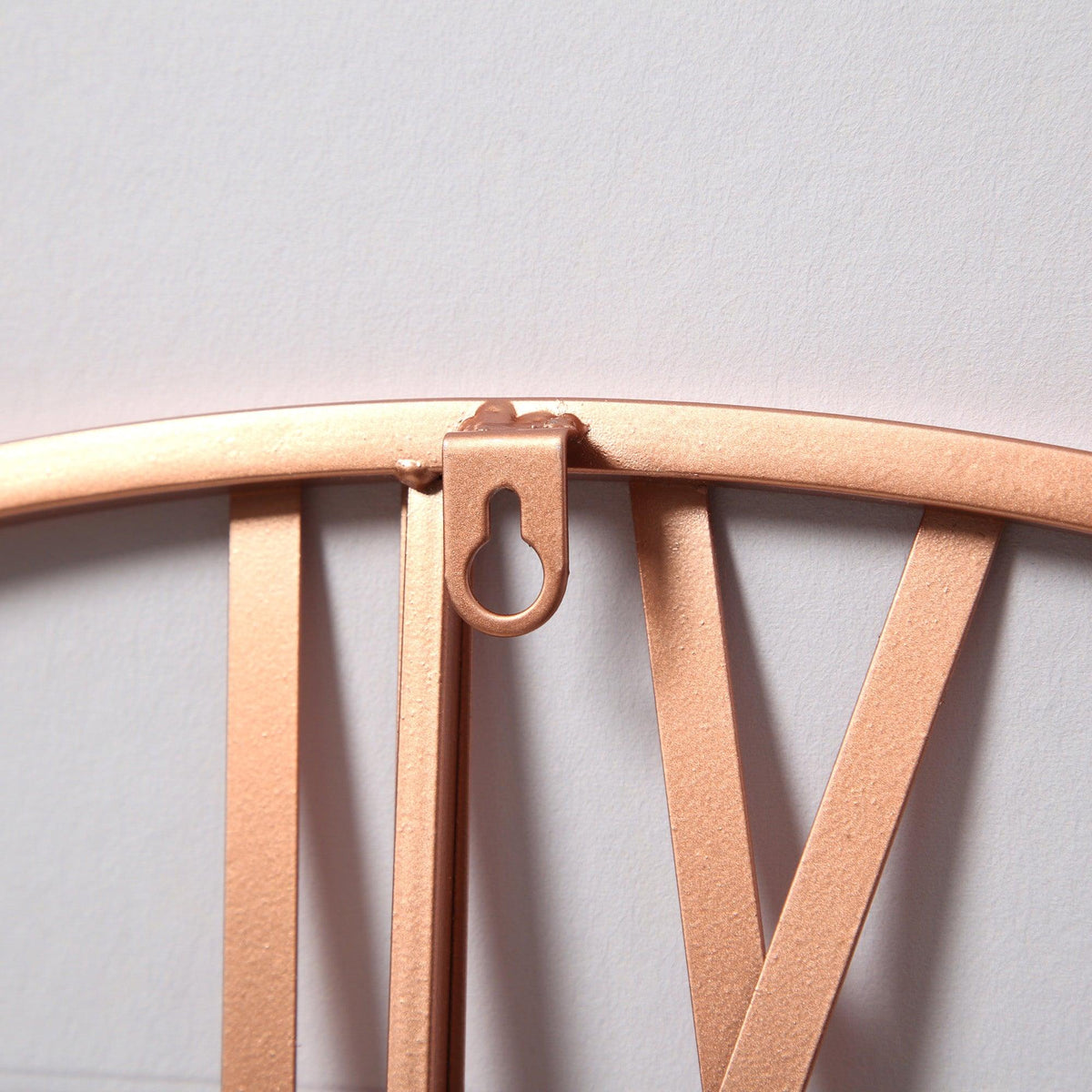Riseley Skeleton Wall Clock - Copper