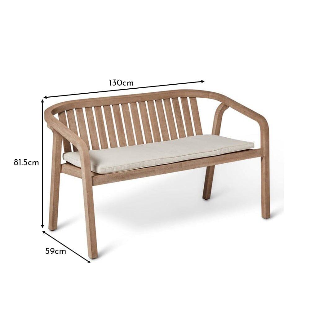 Outlet - Shiro Wooden Garden Bench